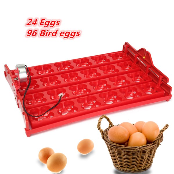 Automatic Egg Turner, Quail Egg Incubator Egg Turner Tray For