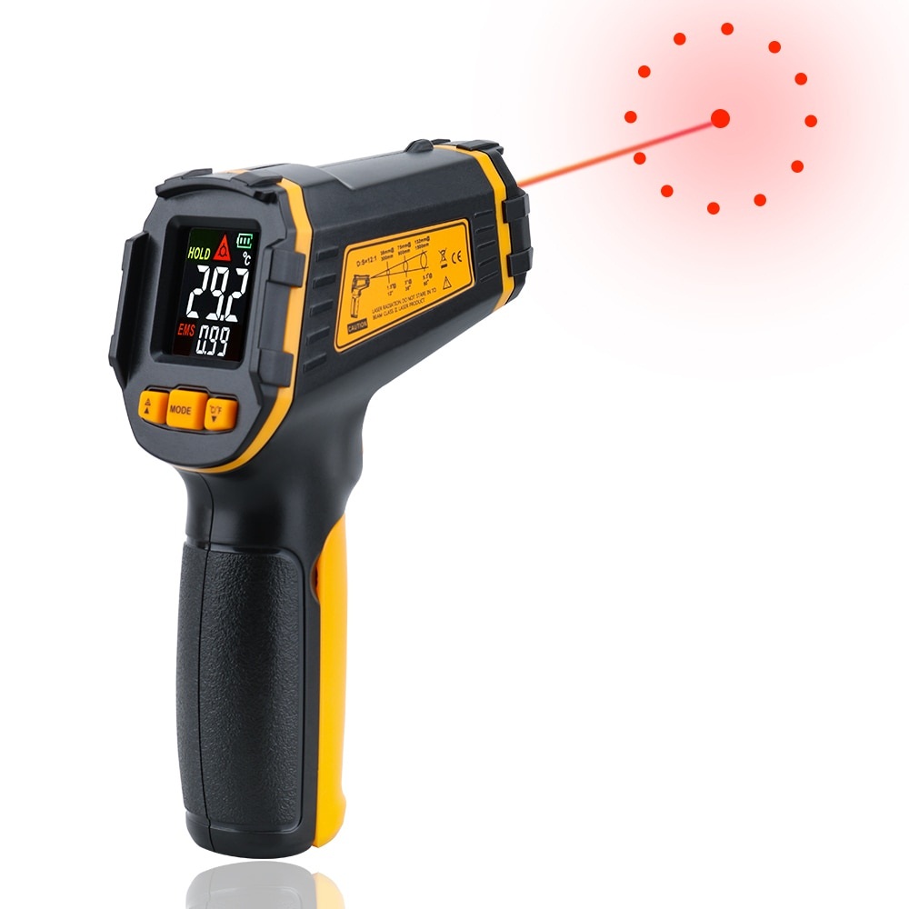 Non-Contact Digital LCD IR Laser Infrared Temperature Thermometer Guns Pyrometer
